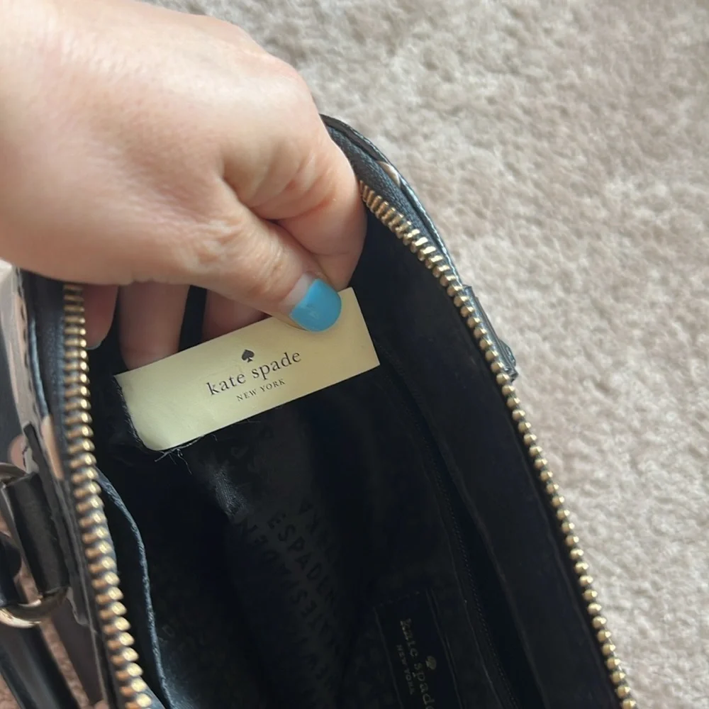 Kate Spade Polka Dot Leather Handbag